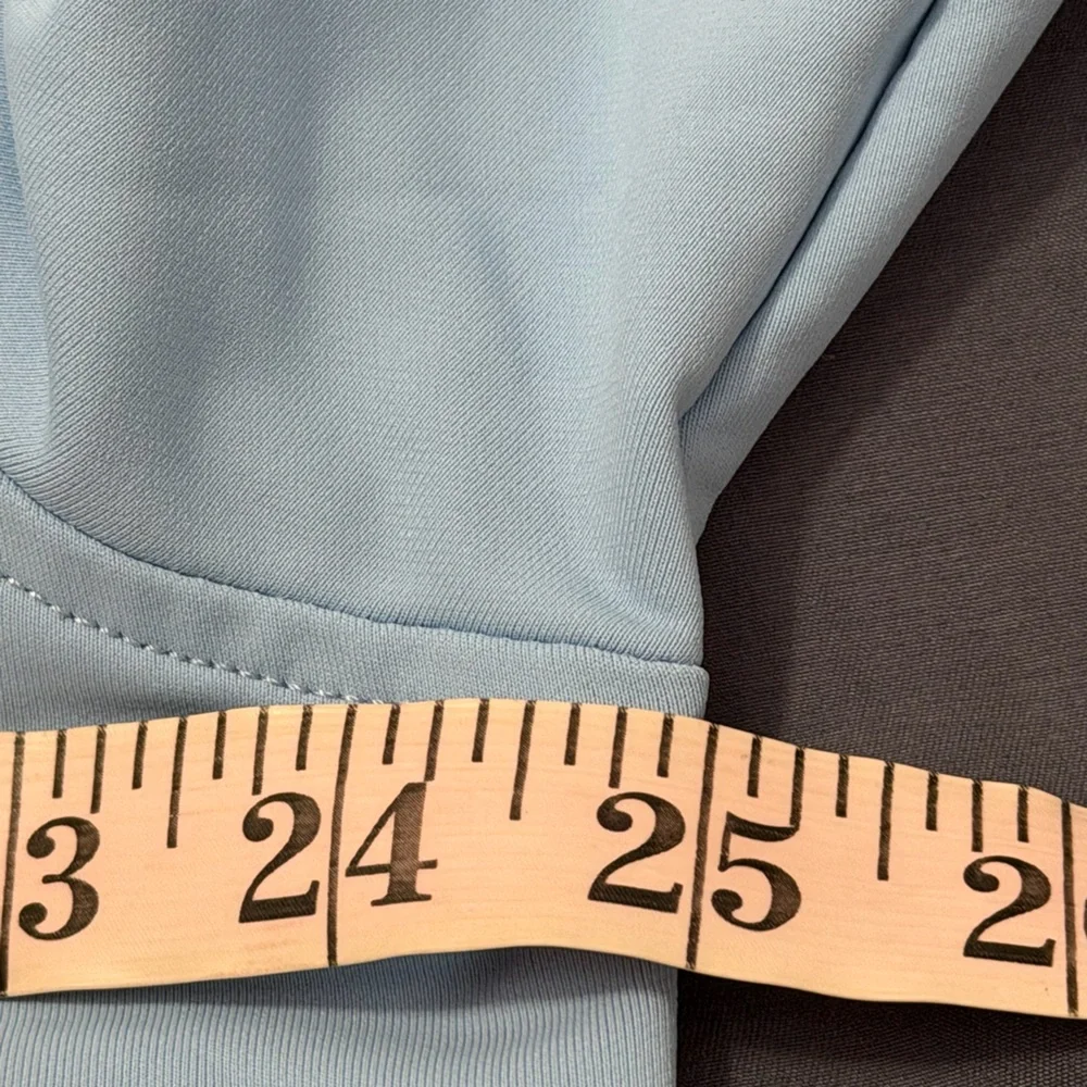 Peter Millar Crown Sport Mens XL Perth Cross-Hatch Performance 1/4 Zip Blue Golf - Picture 11 of 13